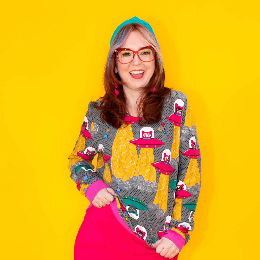 Cats in Space Pullover Sweatshirt