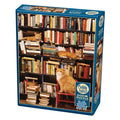 Gotham Bookstore Cats 500 Piece Jigsaw Puzzle Cobble Hill