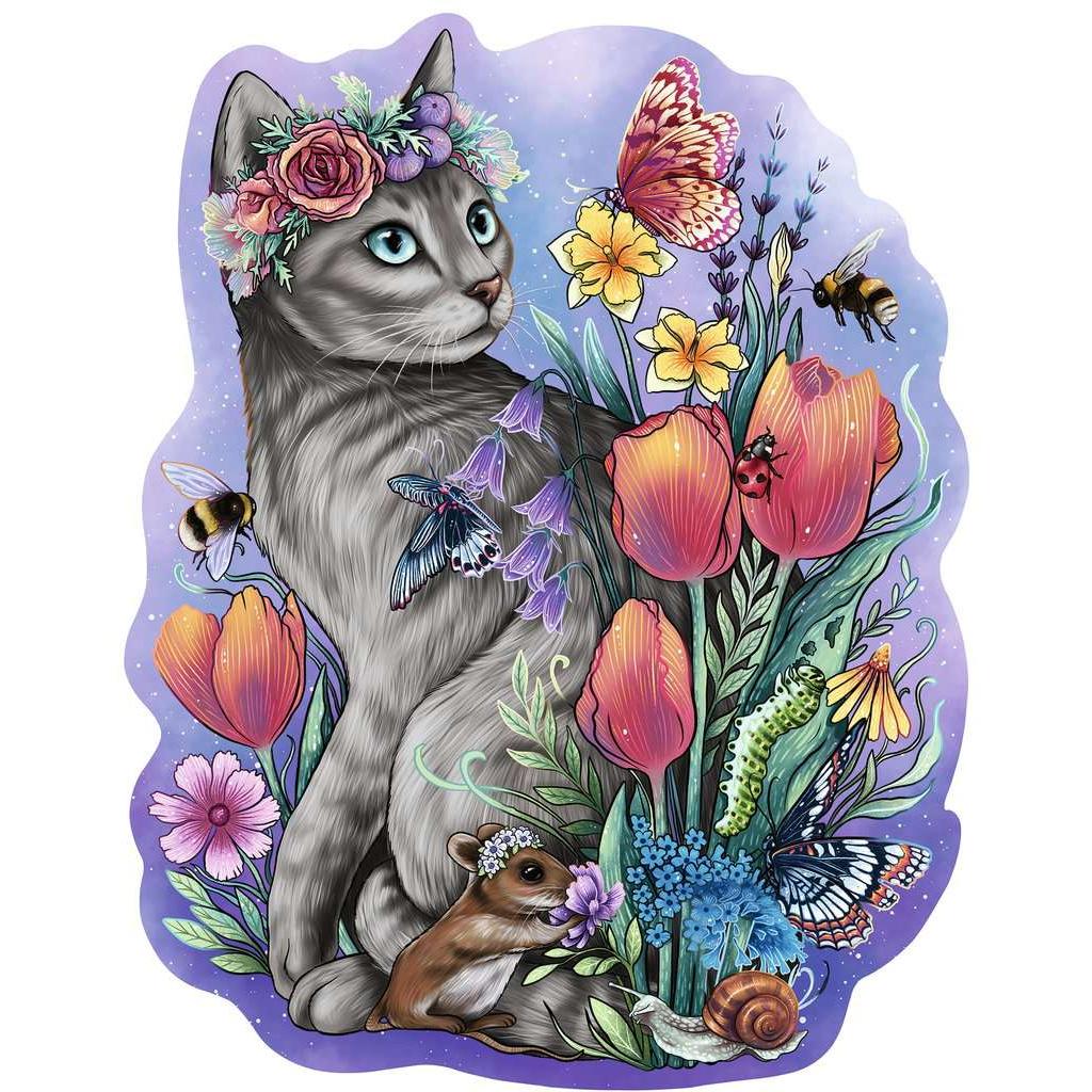 Lovely Cat 150 Piece Wood Jigsaw Puzzle Ravensburger