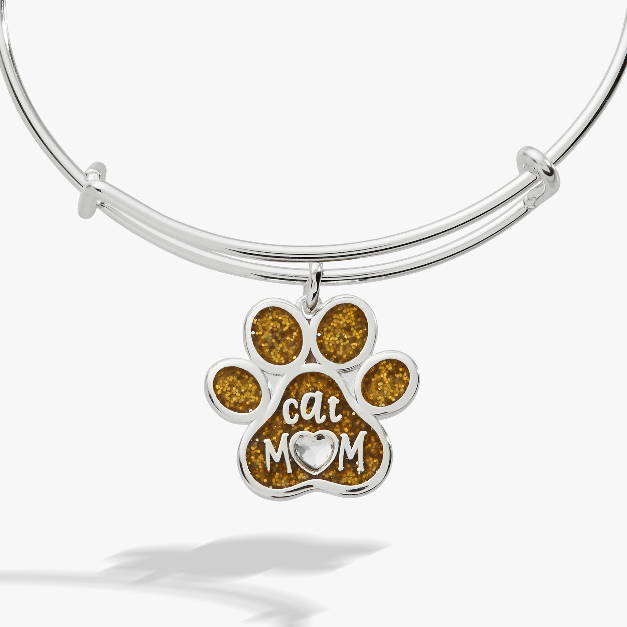 Cat Mom Charm Bangle