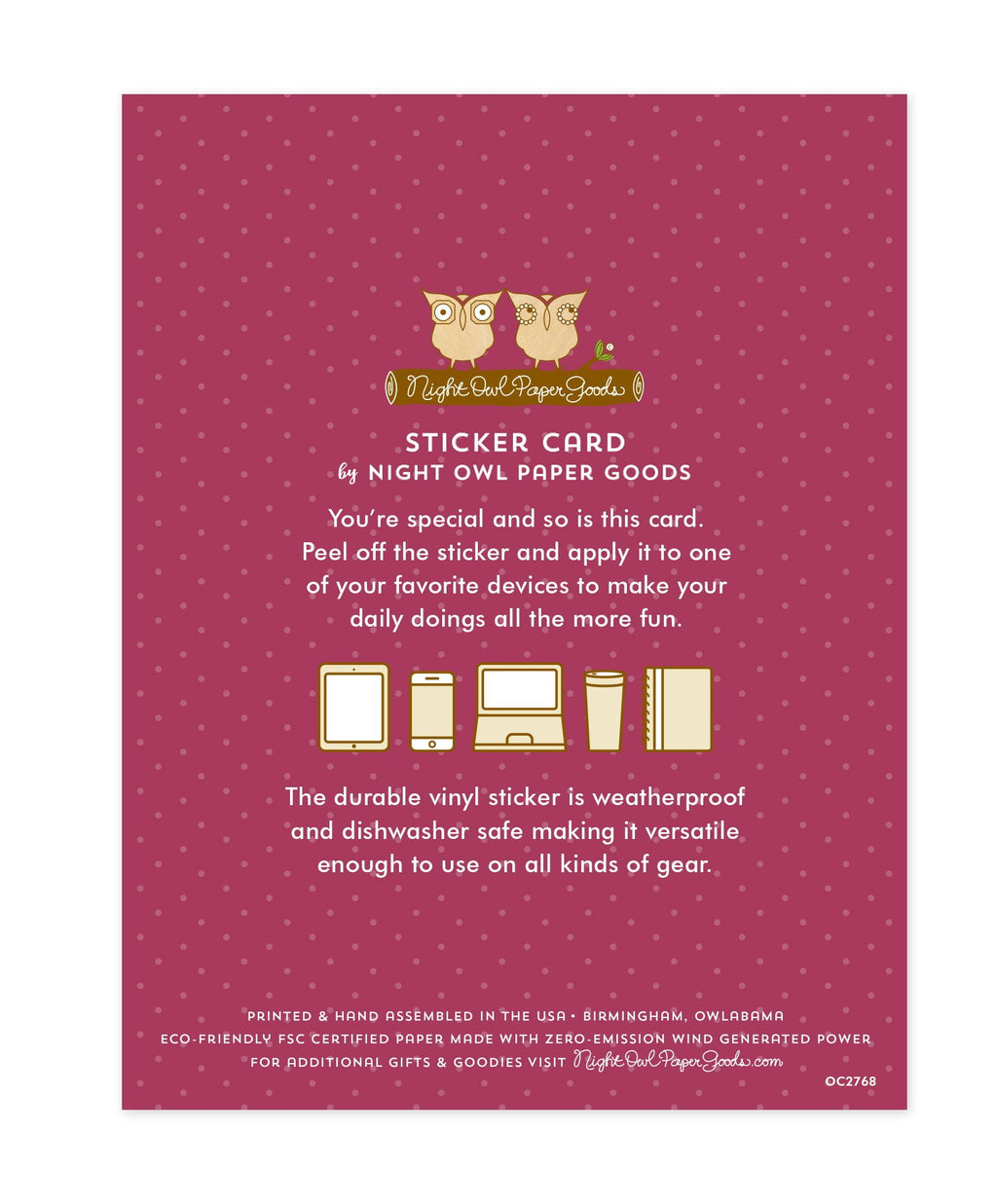 Cat Fur Baby Sticker Cat Adoption Card