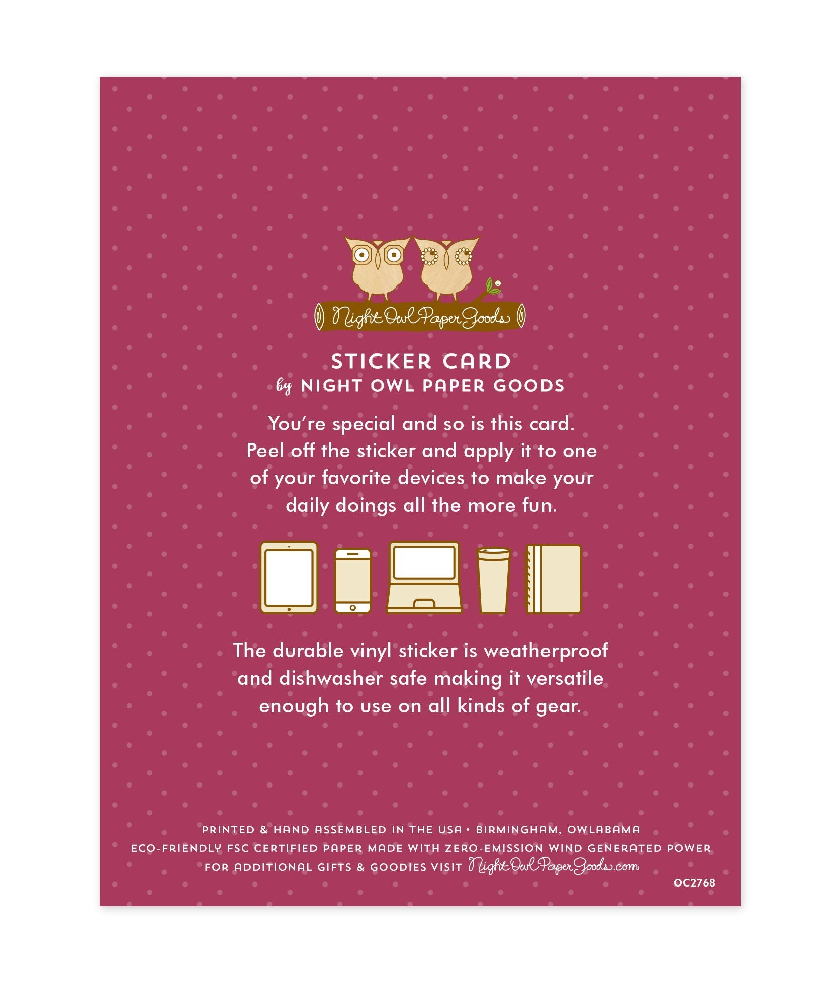 Cat Fur Baby Sticker Cat Adoption Card